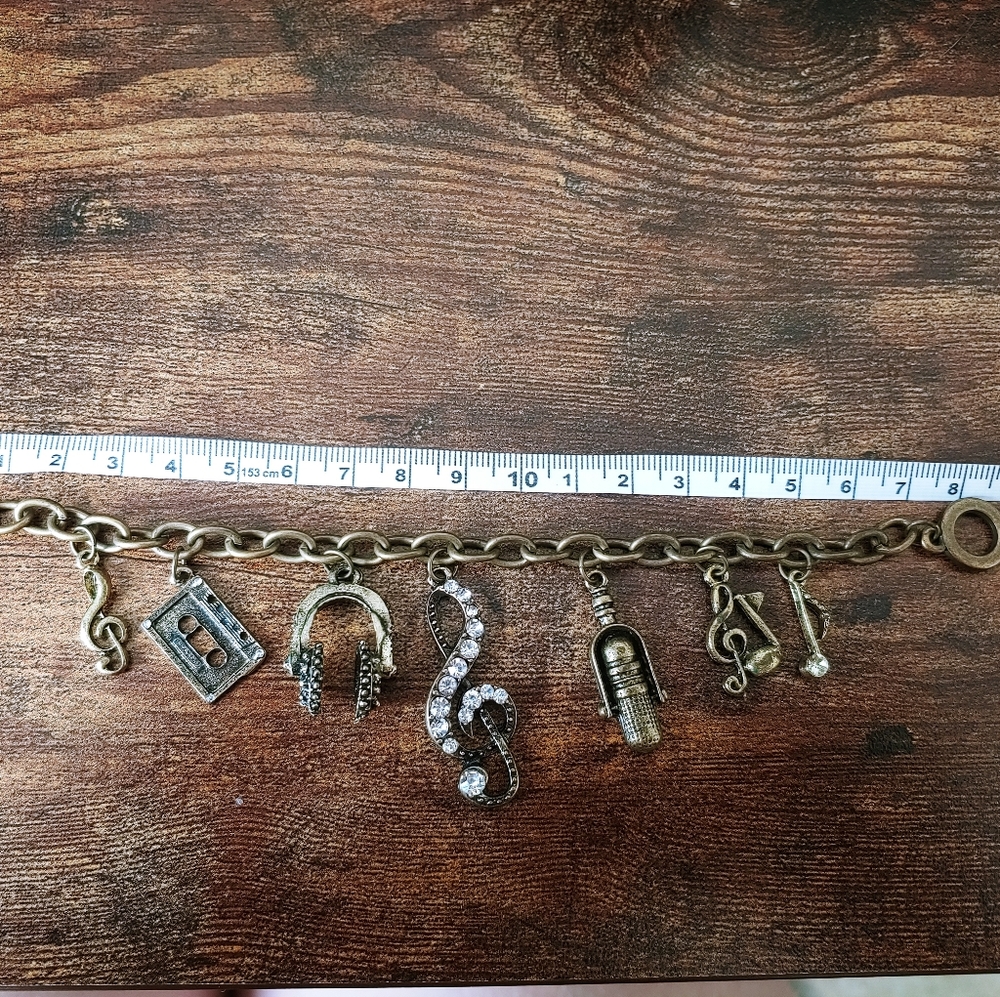 🦚HOLD! NWOT, Charms bracelet / bracelet à breloques - Picture 7 of 7